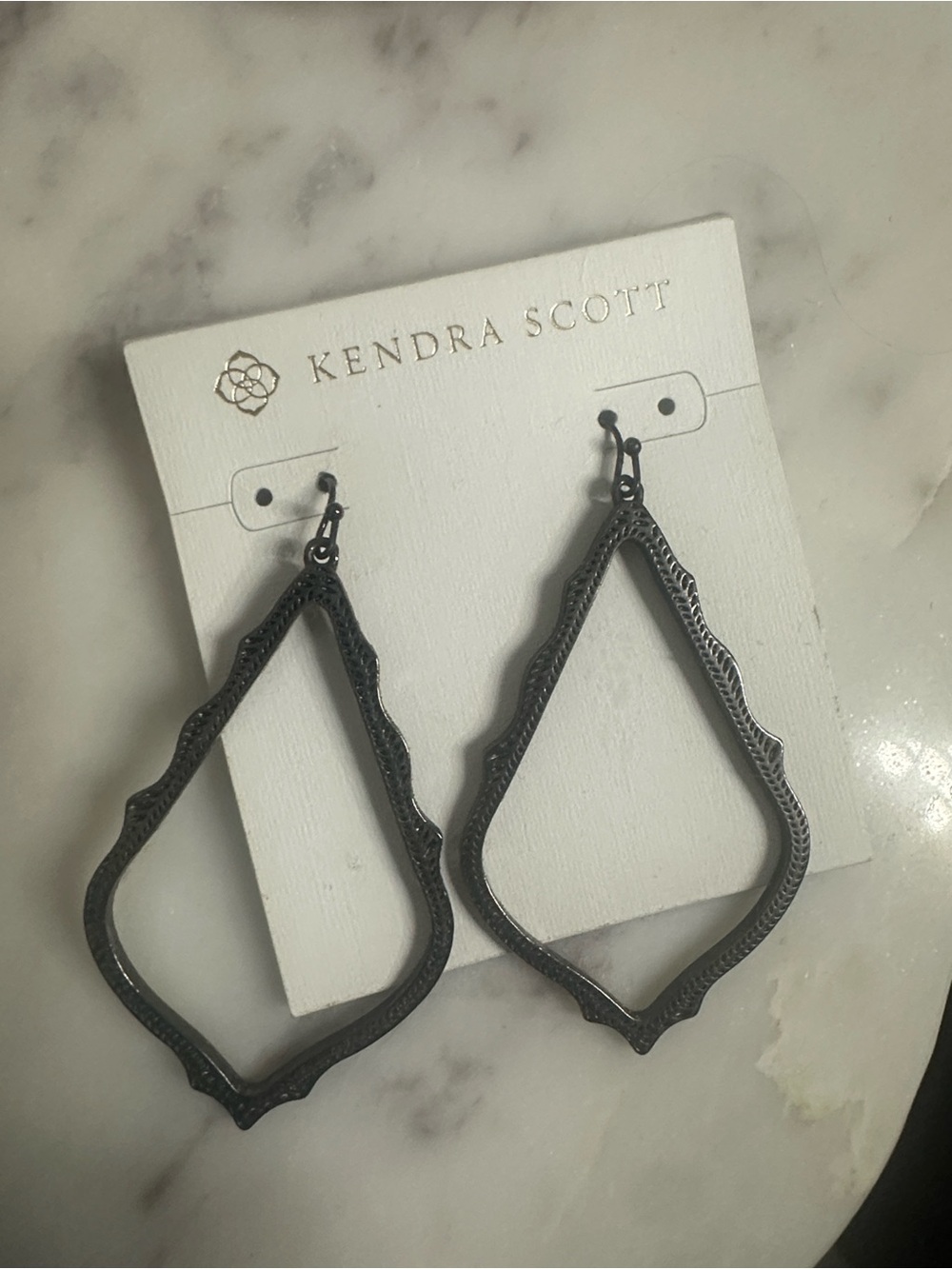 Kendra Scott Gunmetal Sophee Earrings